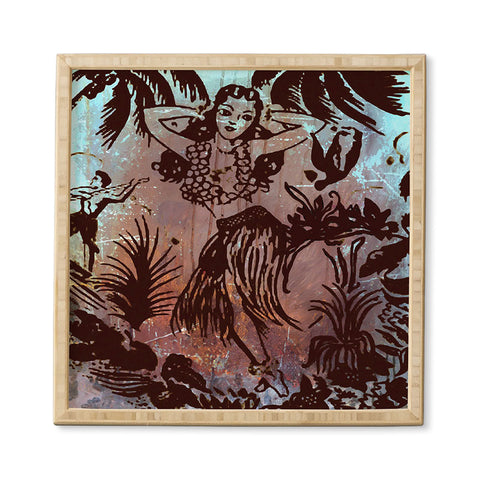 Deb Haugen Waialua Girl Framed Wall Art