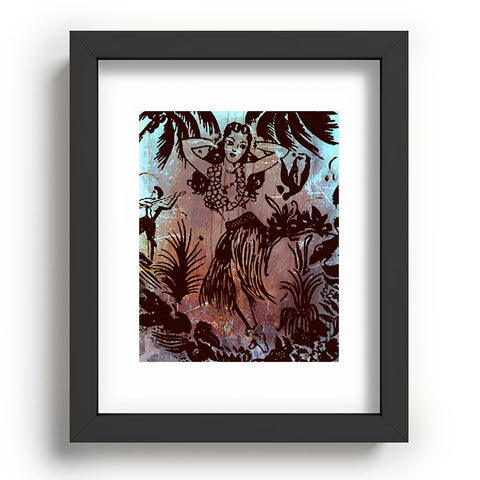 Deb Haugen Waialua Girl Recessed Framing Rectangle