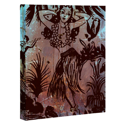 Deb Haugen Waialua Girl Art Canvas