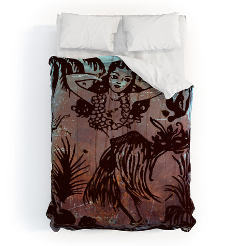 Deb Haugen Waialua Girl Comforter