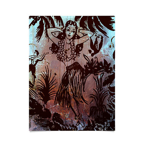 Deb Haugen Waialua Girl Poster