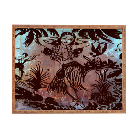 Deb Haugen Waialua Girl Rectangular Tray