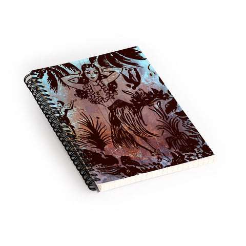 Deb Haugen Waialua Girl Spiral Notebook