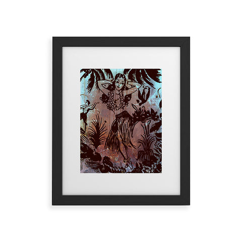 Deb Haugen Waialua Girl Framed Art Print