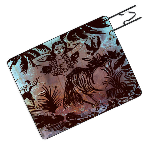 Deb Haugen Waialua Girl Picnic Blanket