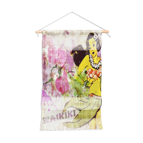 Deb Haugen waikiki wahine Wall Hanging Portrait