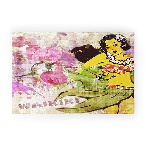 Deb Haugen waikiki wahine Welcome Mat