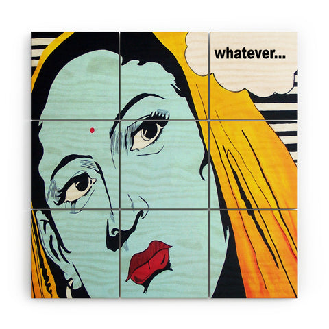 Deb Haugen Whatever Wood Wall Mural