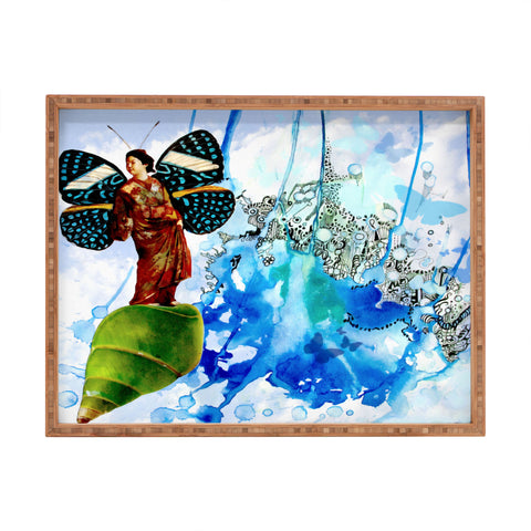 Deb Haugen Wings 3 Rectangular Tray