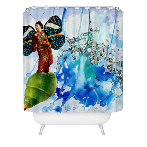 Deb Haugen Wings 3 Shower Curtain