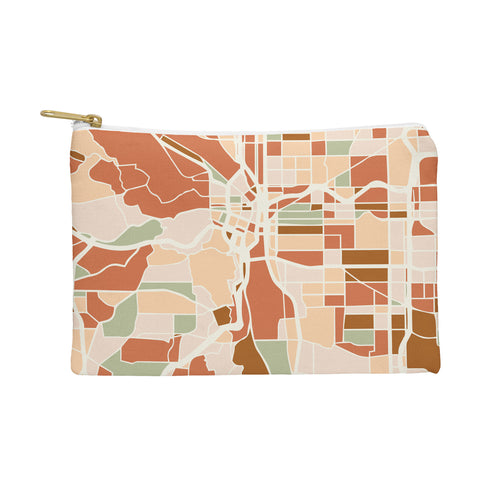 deificus Art PORTLAND OREGON CITY MAP Pouch
