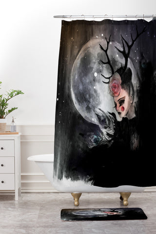 Deniz Ercelebi Antares Shower Curtain And Mat