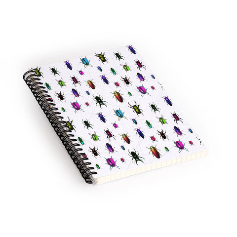 Deniz Ercelebi Beetles Spiral Notebook