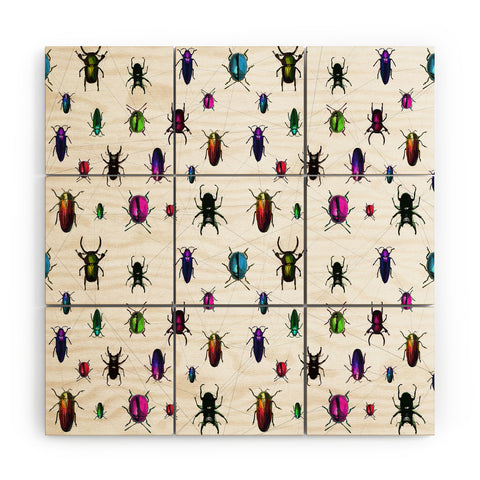 Deniz Ercelebi Beetles Wood Wall Mural