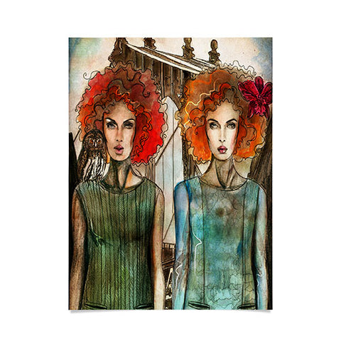 Deniz Ercelebi Bridge Owl Poster