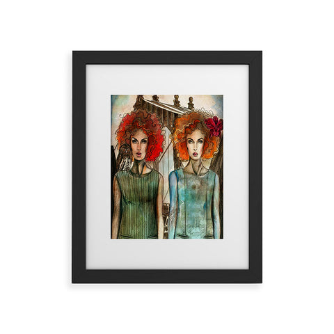 Deniz Ercelebi Bridge Owl Framed Art Print
