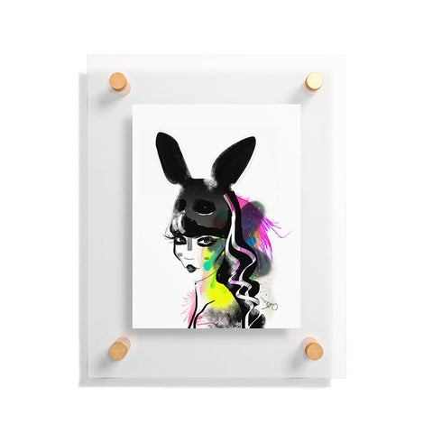 Deniz Ercelebi Bunny gone Floating Acrylic Print