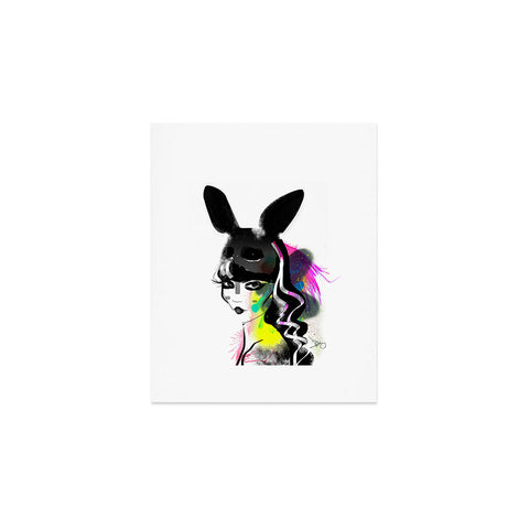 Deniz Ercelebi Bunny gone Art Print