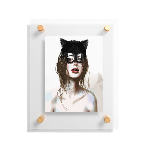 Deniz Ercelebi Cat Floating Acrylic Print