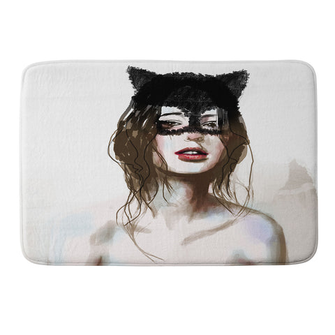 Deniz Ercelebi Cat Memory Foam Bath Mat