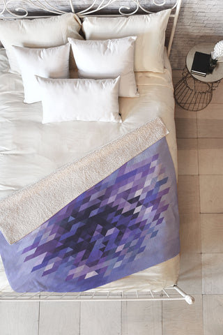 Deniz Ercelebi Cluster 4 Fleece Throw Blanket