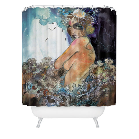 Deniz Ercelebi Coral 4 Shower Curtain