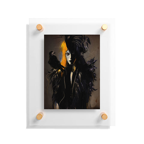 Deniz Ercelebi Crow Floating Acrylic Print