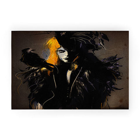 Deniz Ercelebi Crow Welcome Mat