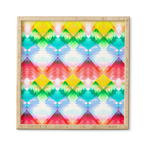 Deniz Ercelebi Crystal Rainbow Framed Wall Art