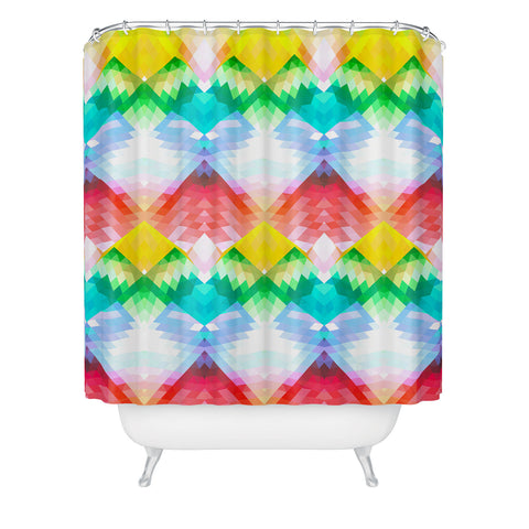 Deniz Ercelebi Crystal Rainbow Shower Curtain