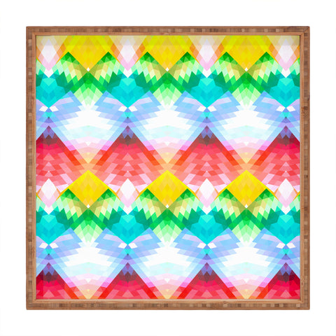 Deniz Ercelebi Crystal Rainbow Square Tray