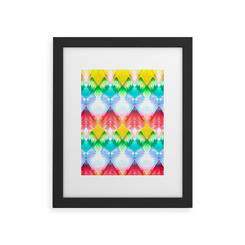 Deniz Ercelebi Crystal Rainbow Framed Art Print
