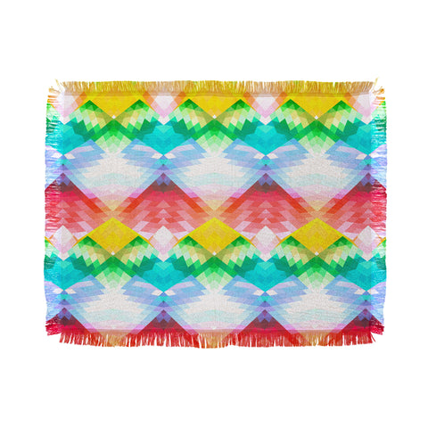 Deniz Ercelebi Crystal Rainbow Throw Blanket