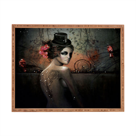 Deniz Ercelebi Dawn In Autumn Rectangular Tray