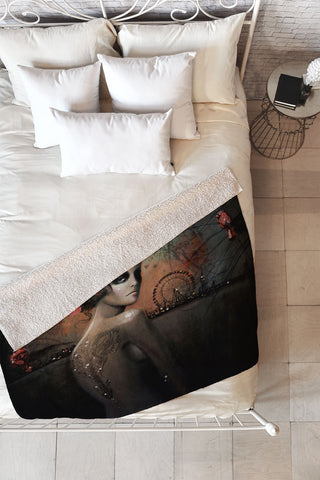 Deniz Ercelebi Dawn In Autumn Fleece Throw Blanket