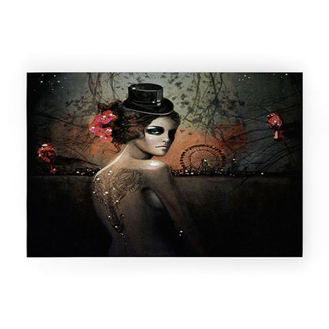 Deniz Ercelebi Dawn In Autumn Welcome Mat