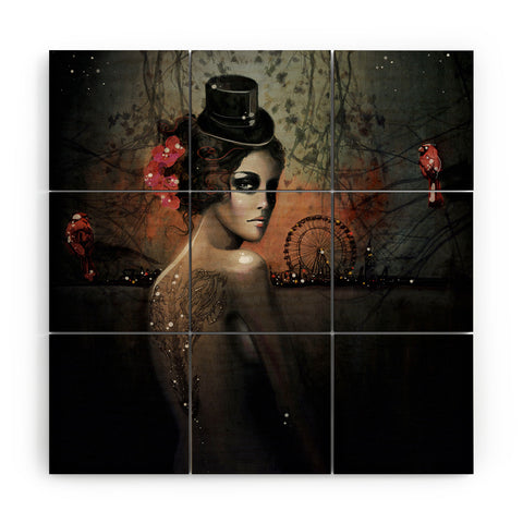 Deniz Ercelebi Dawn In Autumn Wood Wall Mural