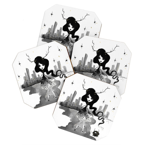 Deniz Ercelebi Daytime Stars Coaster Set