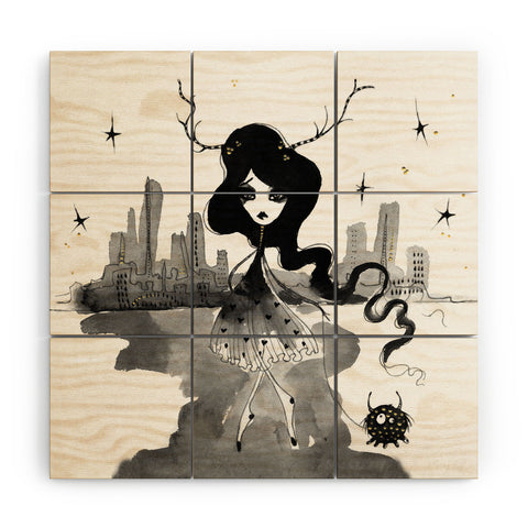 Deniz Ercelebi Daytime Stars Wood Wall Mural