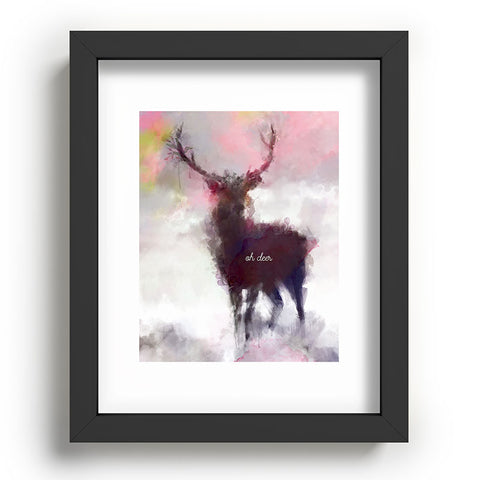 Deniz Ercelebi Deer mist Recessed Framing Rectangle