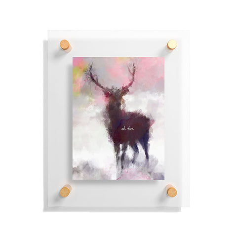 Deniz Ercelebi Deer mist Floating Acrylic Print
