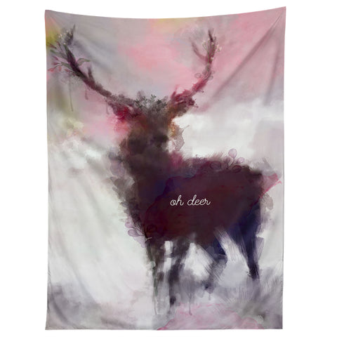 Deniz Ercelebi Deer mist Tapestry