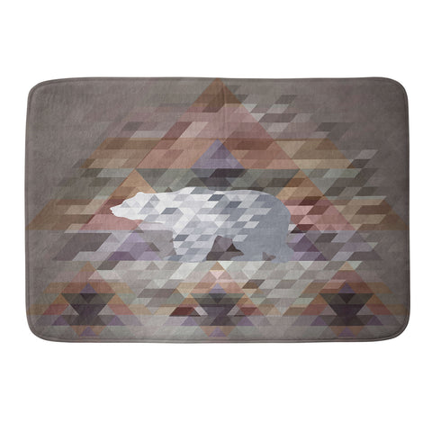 Deniz Ercelebi Digi Bear Memory Foam Bath Mat