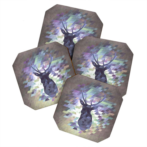 Deniz Ercelebi Digi Deer Coaster Set