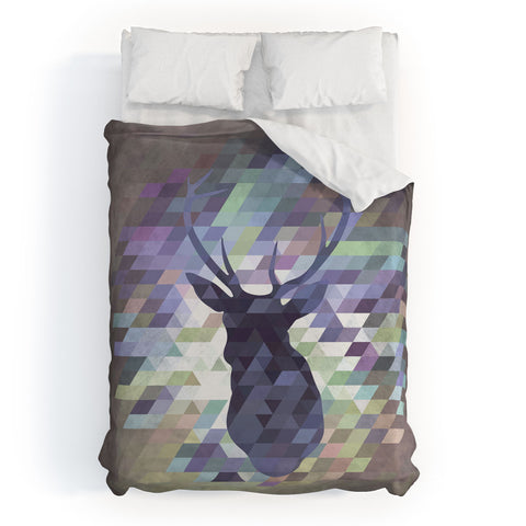 Deniz Ercelebi Digi Deer Duvet Cover