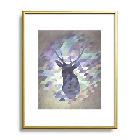 Deniz Ercelebi Digi Deer Metal Framed Art Print