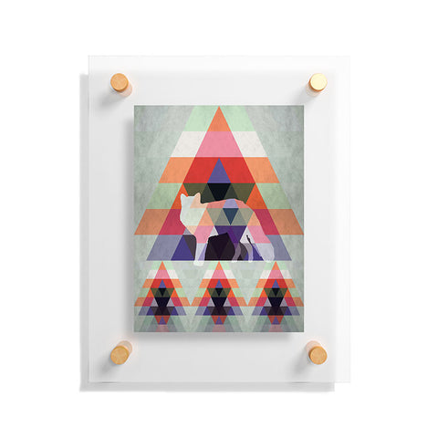 Deniz Ercelebi Digi Fox Floating Acrylic Print