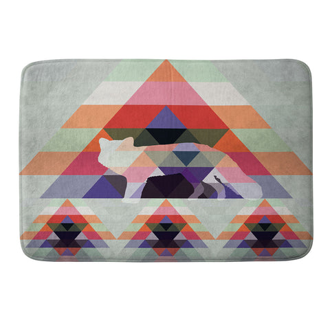 Deniz Ercelebi Digi Fox Memory Foam Bath Mat