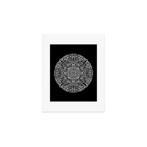 Deniz Ercelebi Doodle circle 1 Art Print