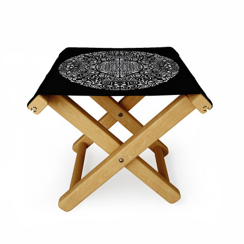 Deniz Ercelebi Doodle circle 1 Folding Stool